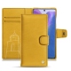 Housse cuir Samsung Galaxy Note20 - Jaune soulèu