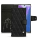 Custodia in pelle Samsung Galaxy Note20 - Negre poudro - Couture