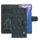 Lederschutzhülle Samsung Galaxy Note20 - Blu marino - Couture