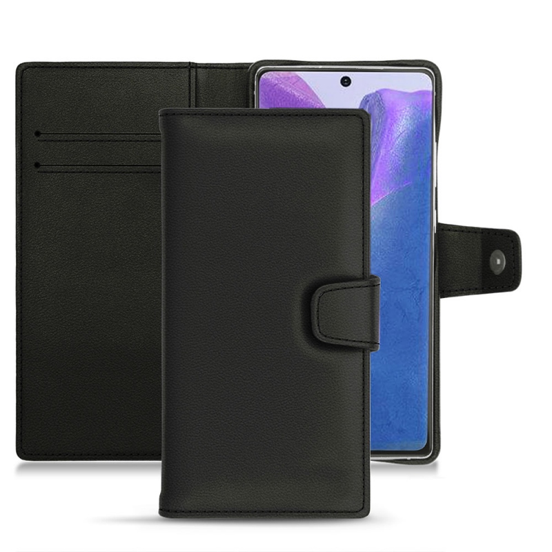 Custodia in pelle Samsung Galaxy Note20 - Noir PU