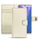 Samsung Galaxy Note20 leather case - Blanc PU