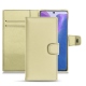 Capa em pele Samsung Galaxy Note20 - Beige PU