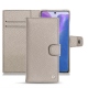 Capa em pele Samsung Galaxy Note20 - Taupe innocent