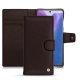 Capa em pele Samsung Galaxy Note20 - Marron envoûtant