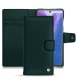 Capa em pele Samsung Galaxy Note20 - Vert séduisant
