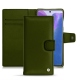 Capa em pele Samsung Galaxy Note20 - Vert Veggie