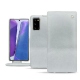 Samsung Galaxy Note20 leather case - Platinium ( Pantone 877C ) 