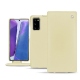 가죽 커버 Samsung Galaxy Note20 - Beige ( Nappa - Pantone 7502C ) 