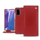 가죽 커버 Samsung Galaxy Note20 - Rouge ( Nappa - Pantone 199C ) 
