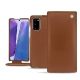 Samsung Galaxy Note20 leather case - Marron ( Nappa - Pantone 1615C ) 