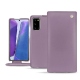 가죽 커버 Samsung Galaxy Note20 - Lilas ( Nappa - Pantone 2645U ) 