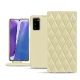 Custodia in pelle Samsung Galaxy Note20 - Beige - Couture ( Nappa - Pantone 7502C ) 