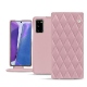 Capa em pele Samsung Galaxy Note20 - Rose - Couture ( Nappa - Pantone 2365C ) 