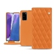 가죽 커버 Samsung Galaxy Note20 - Orange - Couture ( Nappa - Pantone 1495U ) 