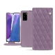 가죽 커버 Samsung Galaxy Note20 - Lilas - Couture ( Nappa - Pantone 2645U ) 