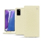가죽 커버 Samsung Galaxy Note20 - Ivoire ( Sleek P C12 - White ) 