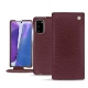 Housse cuir Samsung Galaxy Note20 - Lie de vin ( Pantone 5115C ) 