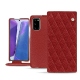 Samsung Galaxy Note20 leather case - Tomate - Couture ( Pantone 187C ) 