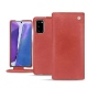 가죽 커버 Samsung Galaxy Note20 - Cerise vintage ( Pantone 185C ) 