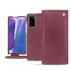 Capa em pele Samsung Galaxy Note20 - Prune vintage ( Pantone 512C ) 
