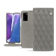 Funda de piel Samsung Galaxy Note20 - Acier vintage - Couture