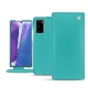 가죽 커버 Samsung Galaxy Note20 - Bleu fluo
