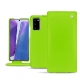 Capa em pele Samsung Galaxy Note20 - Vert fluo