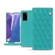 가죽 커버 Samsung Galaxy Note20 - Bleu fluo - Couture