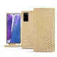 Samsung Galaxy Note20 leather case - Serpent sabbia