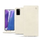 가죽 커버 Samsung Galaxy Note20 - Blanc escumo