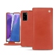 Lederschutzhülle Samsung Galaxy Note20 - Arange clouquié