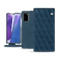 Custodia in pelle Samsung Galaxy Note20 - Blu mediterran - Couture