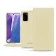 Lederschutzhülle Samsung Galaxy Note20 - Beige PU