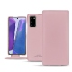 Capa em pele Samsung Galaxy Note20 - Rose PU