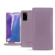 Samsung Galaxy Note20 leather case - Lilas PU