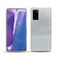 Samsung Galaxy Note20 leather cover - Platinium ( Pantone 877C ) 