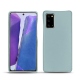 Capa em pele Samsung Galaxy Note20 - Bleu ciel ( Nappa - Pantone 277C ) 