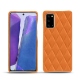 Lederschutzhülle Samsung Galaxy Note20 - Orange - Couture ( Nappa - Pantone 1495U ) 