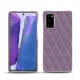 Capa em pele Samsung Galaxy Note20 - Lilas - Couture ( Nappa - Pantone 2645U ) 