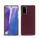 가죽 커버 Samsung Galaxy Note20 - Lie de vin ( Pantone 5115C ) 