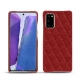 Custodia in pelle Samsung Galaxy Note20 - Tomate - Couture ( Pantone 187C ) 