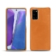 Coque cuir Samsung Galaxy Note20 - Mandarine vintage ( Pantone 165C ) 
