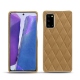 Capa em pele Samsung Galaxy Note20 - Sable vintage - Couture