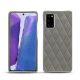 Capa em pele Samsung Galaxy Note20 - Acier vintage - Couture