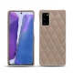 Samsung Galaxy Note20 leather cover - Taupe vintage - Couture