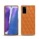 Coque cuir Samsung Galaxy Note20 - Mandarine vintage - Couture