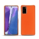 Custodia in pelle Samsung Galaxy Note20 - Orange fluo