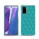 가죽 커버 Samsung Galaxy Note20 - Bleu fluo - Couture