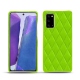 Capa em pele Samsung Galaxy Note20 - Vert fluo - Couture