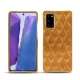 Custodia in pelle Samsung Galaxy Note20 - Or Maïa - Couture